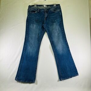 Alloy Jeans Distressed Bootcut Womens size 15 34 x 32